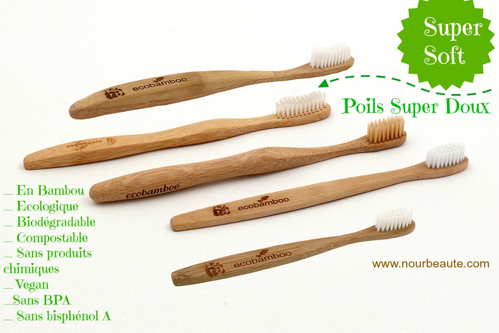 brosse à dents en bambou eco bamboo 